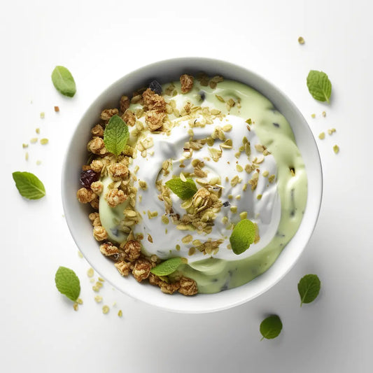Creamy
  Delights: Crafting the Perfect Matcha Yogurt Bowl TINNIES